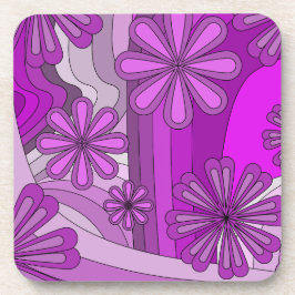 Posavasos Monastre de plástico violeta dura