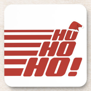 Posavasos Monastres de Ho Ho Ho Ho personalizado de Navidad
