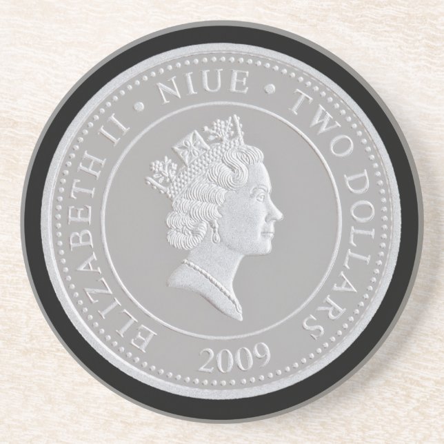 Posavasos Moneda conmemorativa de plata (Frente)