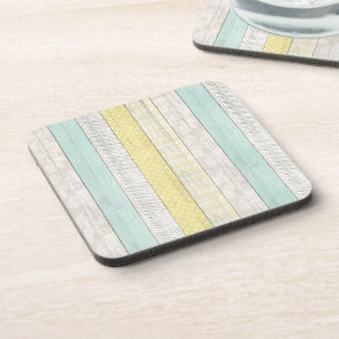 Posavasos Moneda rústica y cochera moderna geométrica de Boh