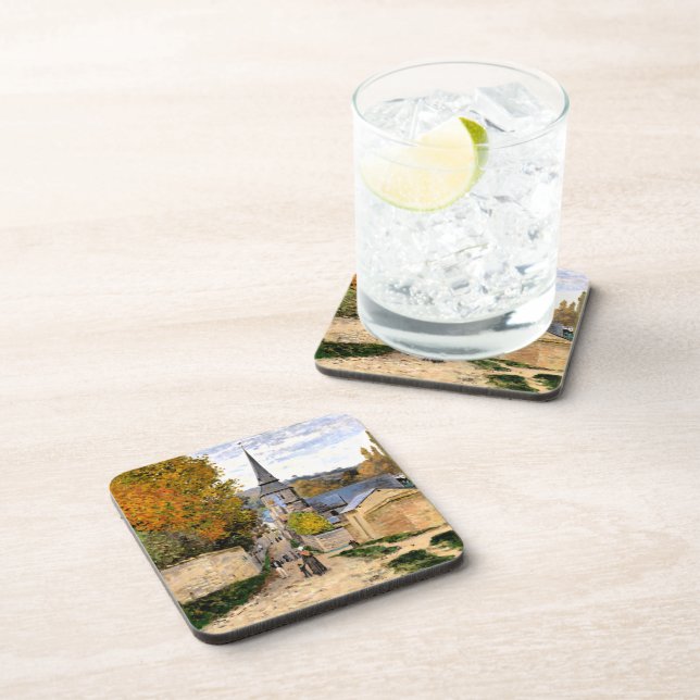 Posavasos Monet - Calle de Saint-Adresse (Lado Derecho)