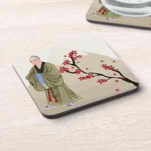 Posavasos Monje Budista de Bebida