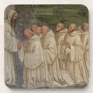 Posavasos Monjes benedictinos, a partir de la vida de St.