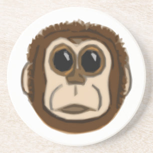 Posavasos Monkey Face Coaster
