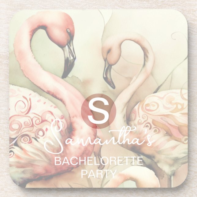 Posavasos Monograma de Flamenco (Frente)