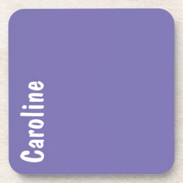 Posavasos Monograma elegante de escritura de firma