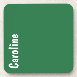 Posavasos Monograma elegante de escritura de firma