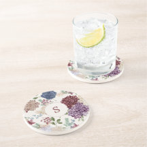 Monograma floral Grandmillennial de Hortensia Vint