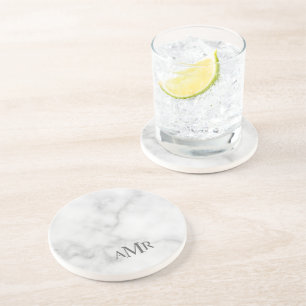 Posavasos Monograma Personalizado Clásico