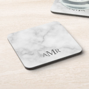 Posavasos Monograma Personalizado Clásico