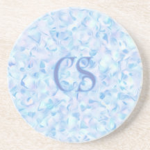 Monograma personalizado Flor de Lila Forma Orgánic