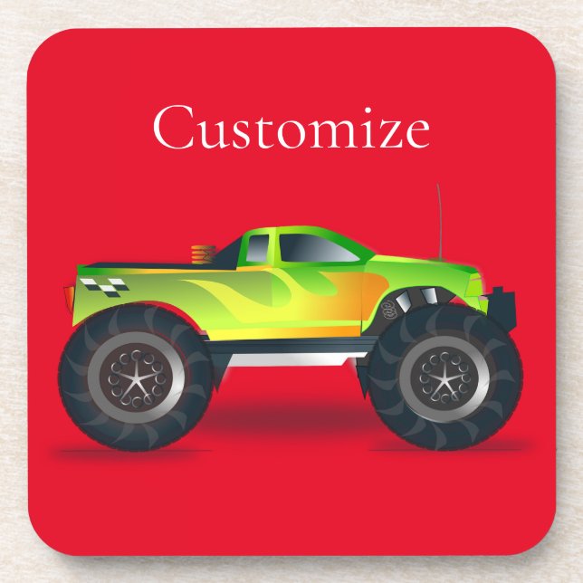 Posavasos Monster Truck Thunder_Cove (Frente)