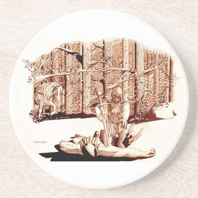 Posavasos Monstruo - Camarada Caída (Frente)