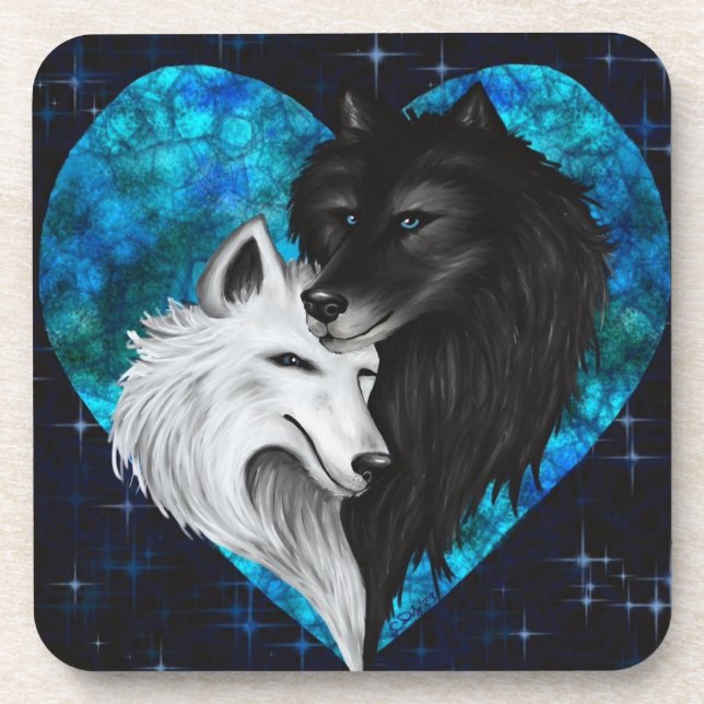 Posavasos Monstruo - Corazón de lobo (Frente)