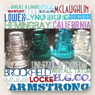 Posavasos Monstruo de aislamiento de vidrio de época