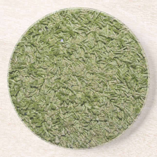 Posavasos Monstruo de alfombras verdes (Frente)