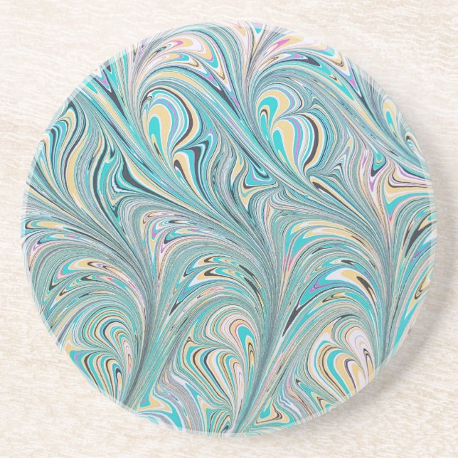 Posavasos Monstruo de arena mareada de bonito (Frente)