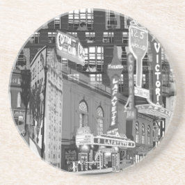 Posavasos Monstruo de arenisca blanco para iCu2_Blck