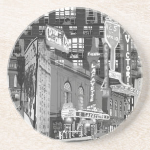 Posavasos Monstruo de arenisca blanco para iCu2_Blck