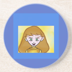 Posavasos Monstruo de arenisca de Bingo Azul Anime