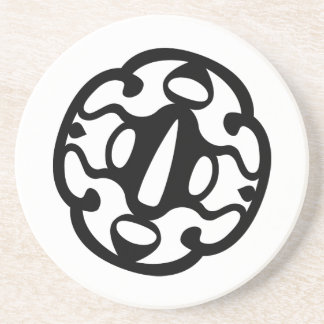 Posavasos Monstruo de arenisca JMAC - Negro