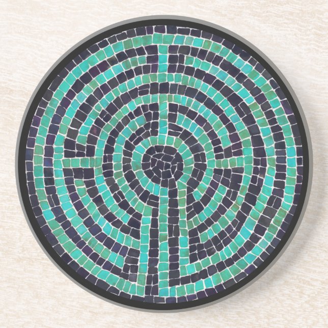 Posavasos Monstruo de arenisca LABYRINTH III - Negro (Frente)