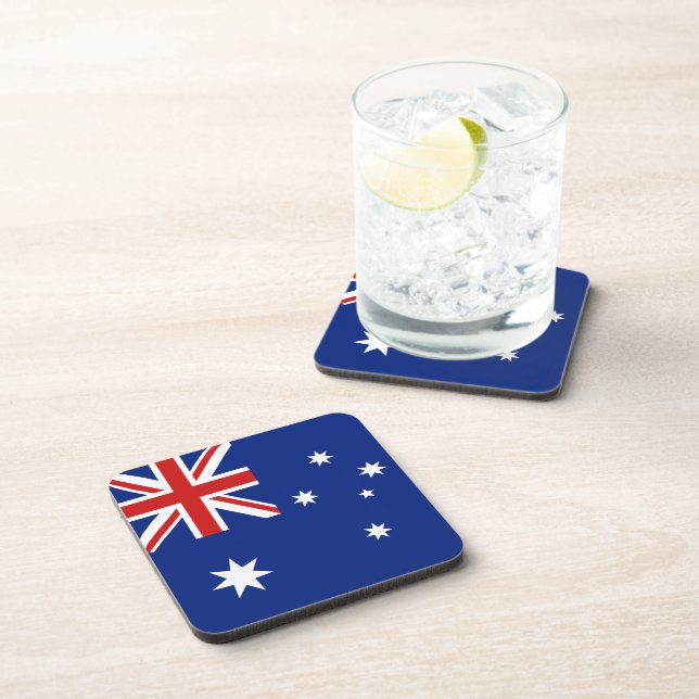 Posavasos Monstruo de bandera de Australia (Lado Derecho)