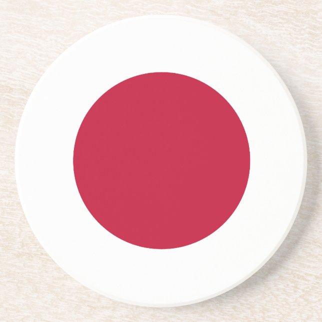 Posavasos Monstruo de bandera de Japón (Frente)