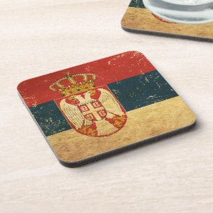 Posavasos Monstruo de banderas de Serbia
