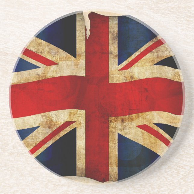 Posavasos Monstruo de bebidas de Union Jack (Frente)