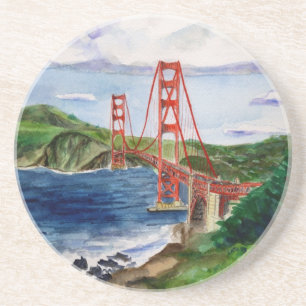 Posavasos Monstruo de bebidas del puente Golden Gate (San Fr