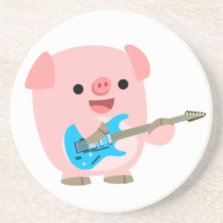 Posavasos Monstruo de cerdo Personalizado de Cucuta Rockin