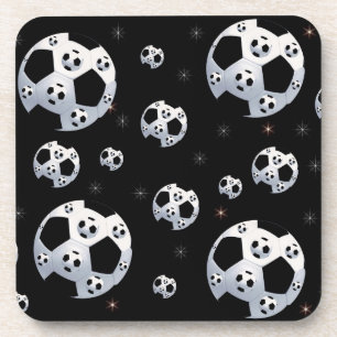 Posavasos Monstruo de corcho de bolas de fútbol espacial