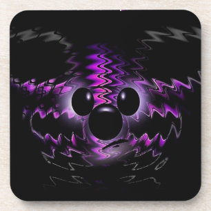 Posavasos Monstruo de corcho de oso púrpura