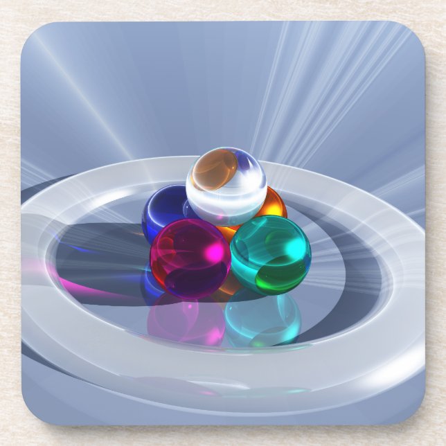 Posavasos Monstruo de corcho ligero plegable (Frente)