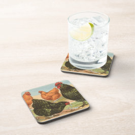 Posavasos Monstruo de corcho "Orpington Chicken" vintage