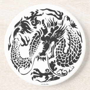 Posavasos Monstruo de dragón negro