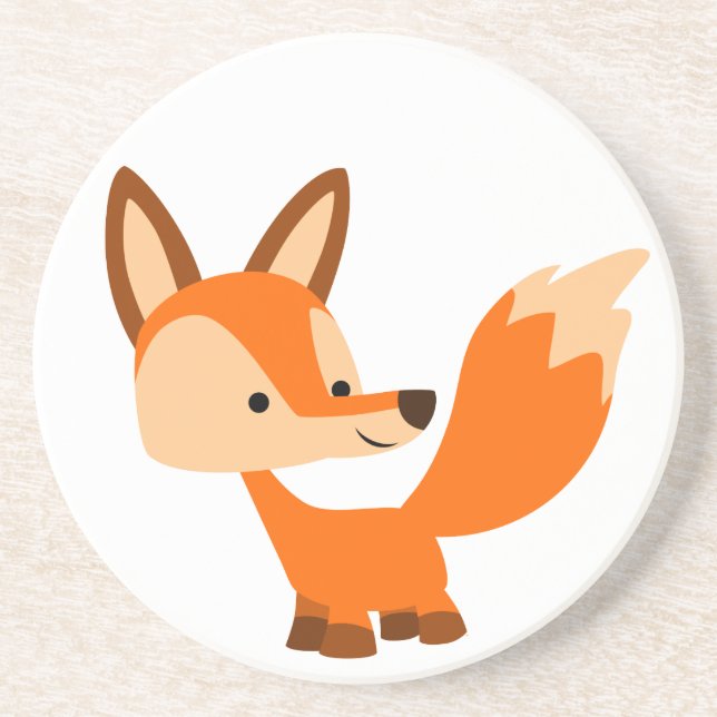 Posavasos Monstruo de Fox Personalizado amigable (Frente)