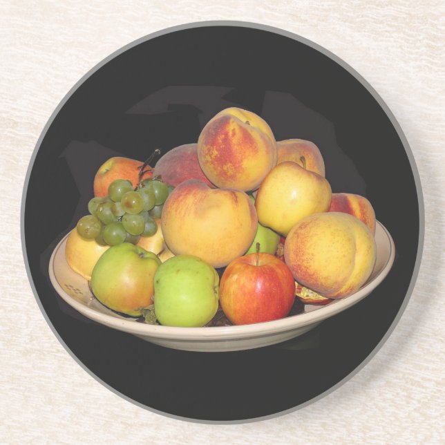 Posavasos Monstruo de frutas (Frente)