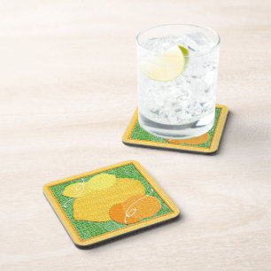 Posavasos Monstruo de frutas texturizado