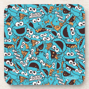 Posavasos Monstruo de las Galletas Nom Nom Nom Patrón
