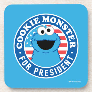 Posavasos Monstruo de las Galletas para Presidente