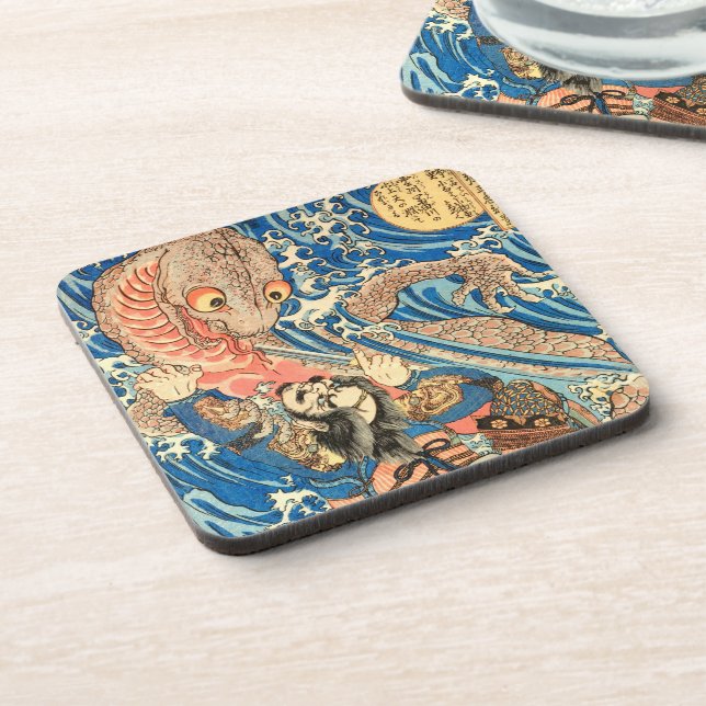 POSAVASOS MONSTRUO DE LUCHA EN SAMURAI (Lado Izquierdo)