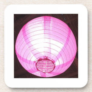 Posavasos Monstruo de luminiscencia rosa suave