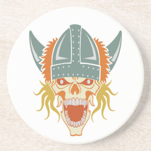 Posavasos Monstruo de personalizado de cráneo VIVIENTE