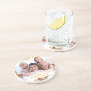 Posavasos Monstruo de piedra de la foto de la familia del Re