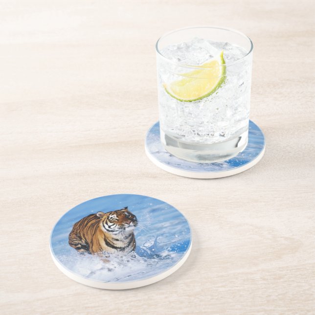 Posavasos Monstruo de piedra de tigre (Lado)