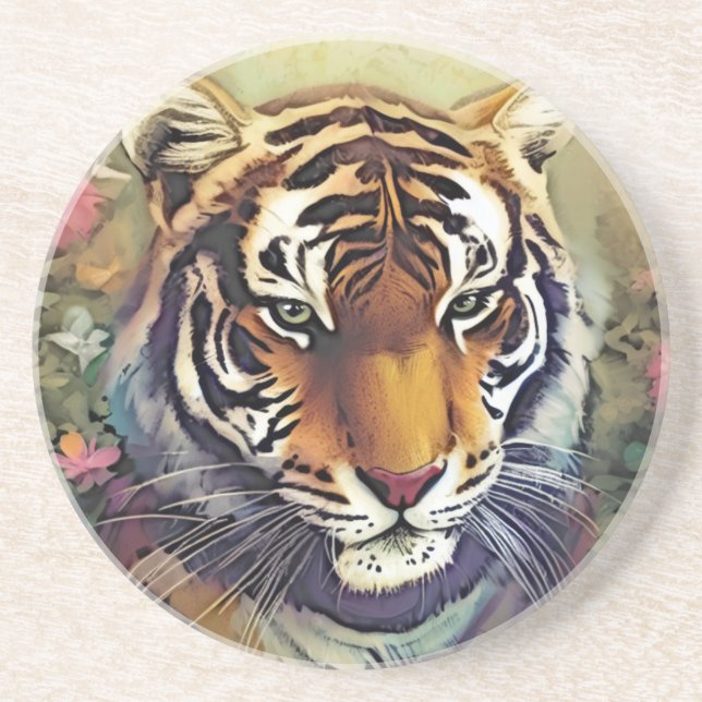 Posavasos Monstruo de piedra de tigre (Frente)