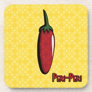 Posavasos Monstruo de plástico de Pepper Chili Peri-Peri