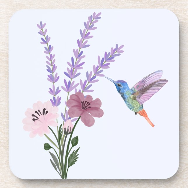 Posavasos Monstruo de plástico de tornillería de lavanda (Frente)